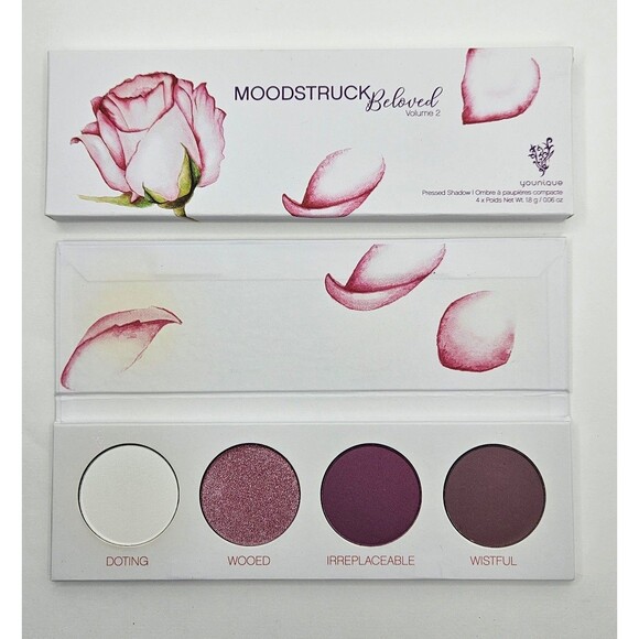 Younique Moodstruck Beloved Volume 2 Pressed Shadow, 4 Eyeshadow Palette New - Picture 1 of 6